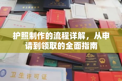 温州护照制作的流程详解，从申请到领取的全面指南
