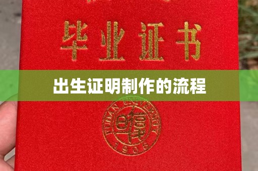 双城出生证明制作的流程