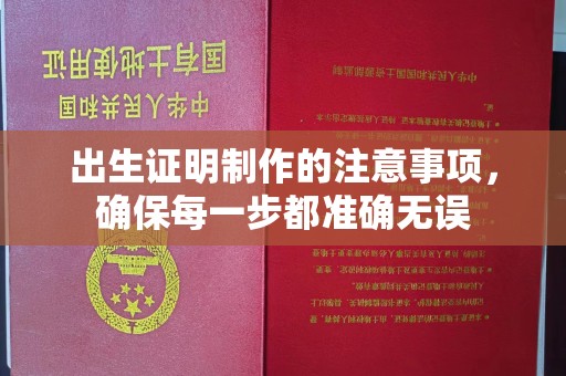 长寿出生证明制作的注意事项，确保每一步都准确无误